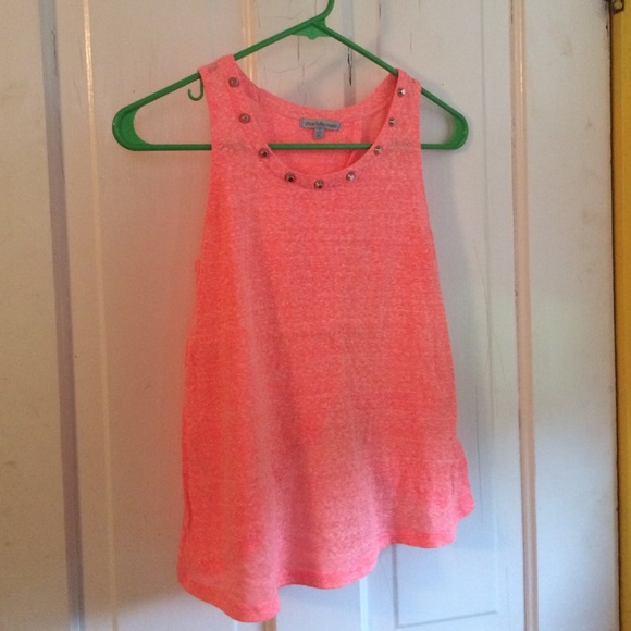 Open back tank top