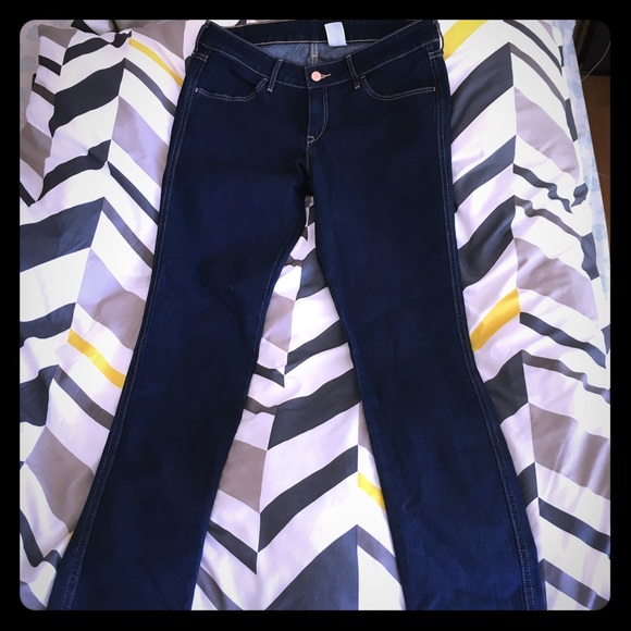 Dark Blue Denim Jeans