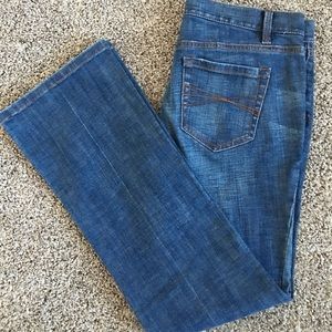 LOFT modern boot cut jeans