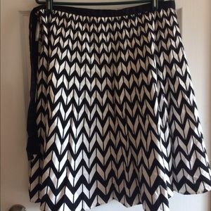 Black and white skirt