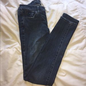 Dark wash denim jeans