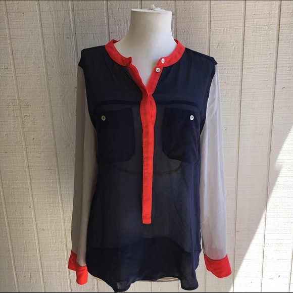 Color Block Blouse