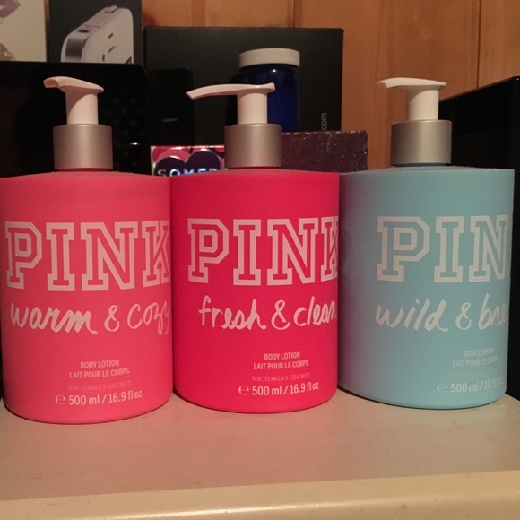 Set of 3 Vs Pink lotions!