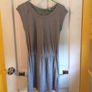 Gray Sleeveless Tunic Dress