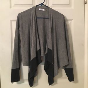 Calvin Klein gray and black sweater