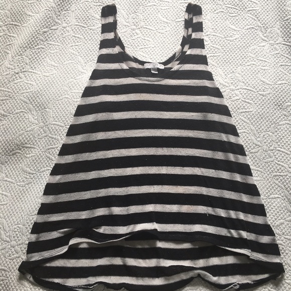(SOLD) Black and White Cotton On Tank Top
