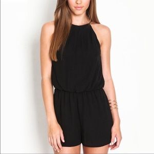 NWT Black Romper