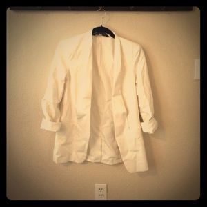 Women's white blazer