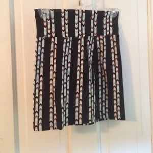 Short Patterned Skirt