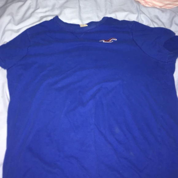 Hollister Blue Casual Shirt XL