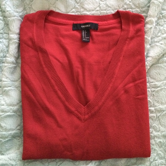 Red Forever 21 Sweater