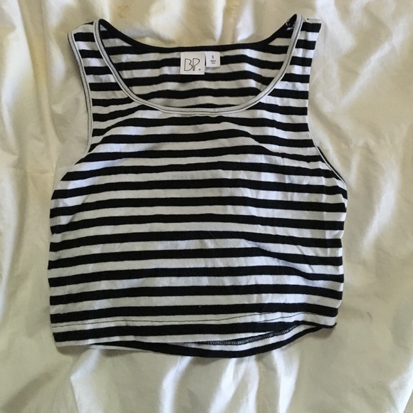 Striped crop top