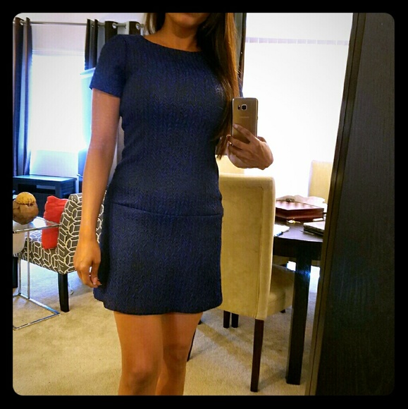 Alice + Olivia Navy Dress