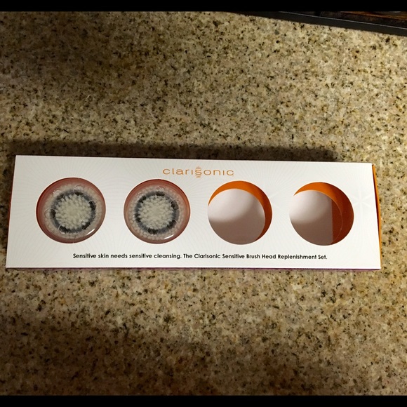 Two Unused Clarisonic Sensitive Brush Heads