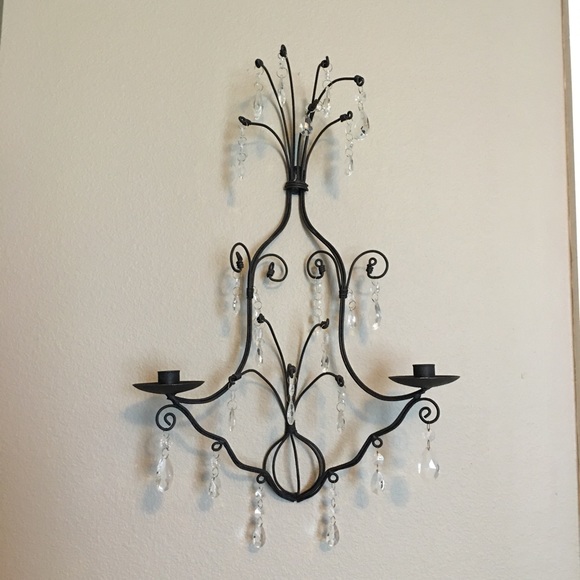 CHANDELIER CANDLE HOLDER Black/Brown - Picture 3 of 4