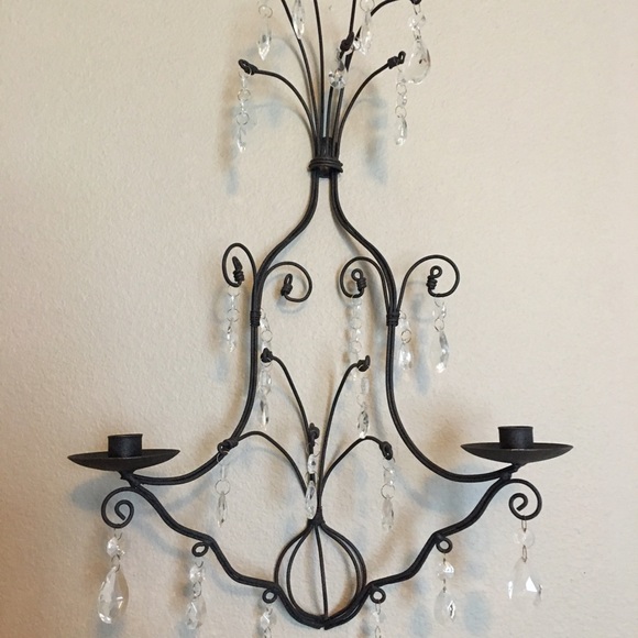 CHANDELIER CANDLE HOLDER Black/Brown - Picture 4 of 4