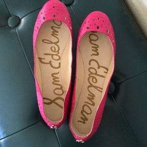 Sz 8 Sam Edelman pink flats.