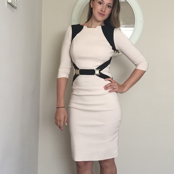 Paper Dolls brand from ASOS nude dress