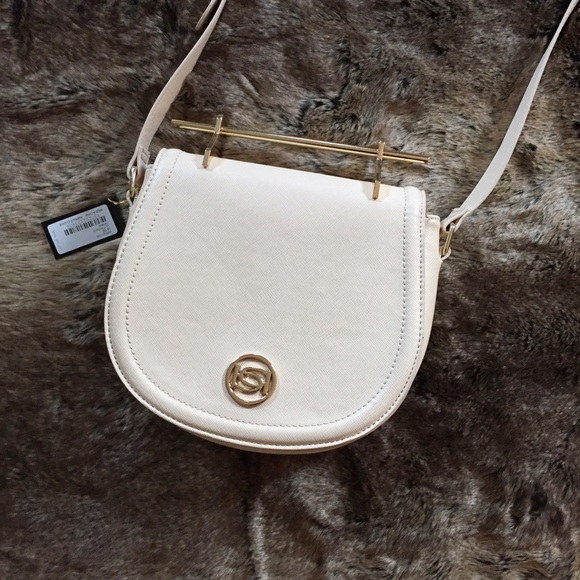 bebe Handbags - Bebe Gold & Nude Crossbody