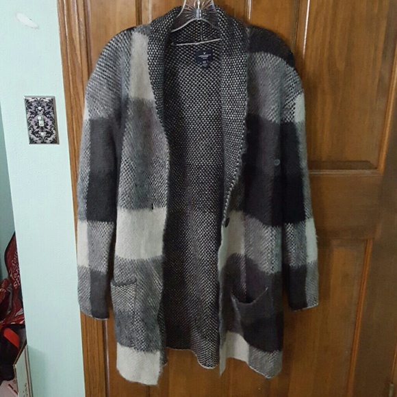 Long wool cardigan/jacket