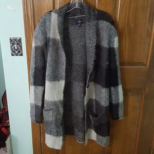 Long wool cardigan/jacket