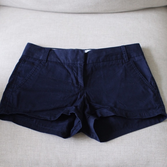 J Crew Chino Navy Shorts