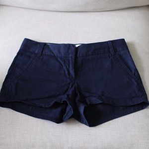 J Crew Chino Navy Shorts