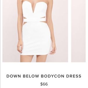 White cutout Tobi dress S