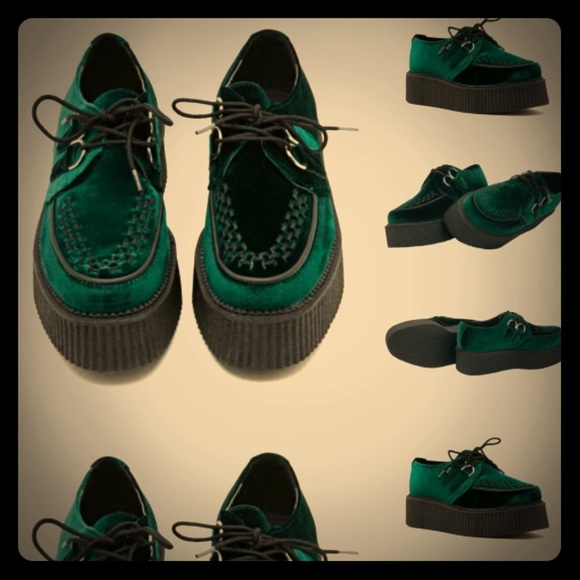 T.U.K. Crushed Velvet Creepers