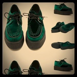 T.U.K. Crushed Velvet Creepers