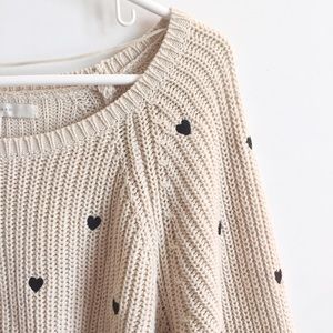 Lauren Conrad Heart Sweater