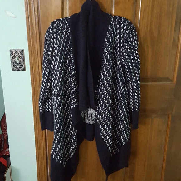 Draped oversized cardigan