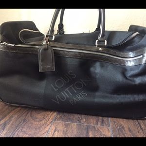 PRICED TO SELL! LV Black Damier Geant Canvas Eole