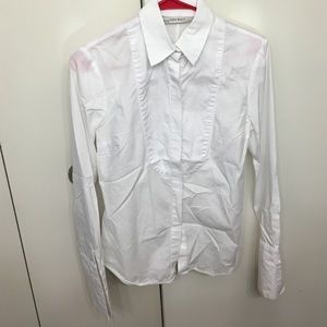 white long sleeves business casual