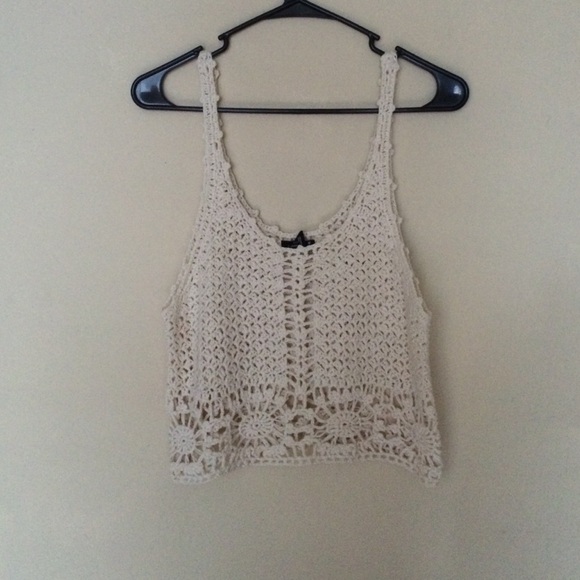 Crochet crop top