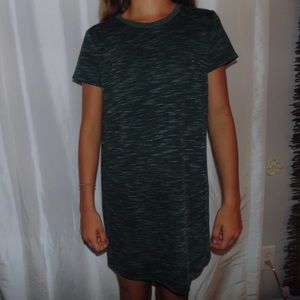 Green t-shirt dress!