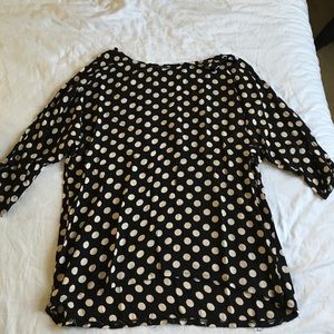 polka dots blouse
