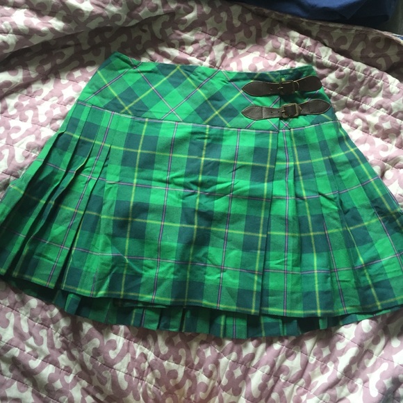 Lilly Pulitzer plaid mini skirt