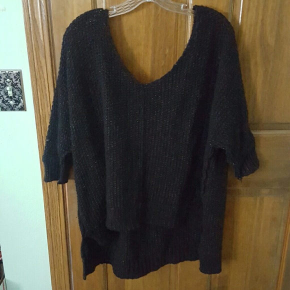 Black free people sweater