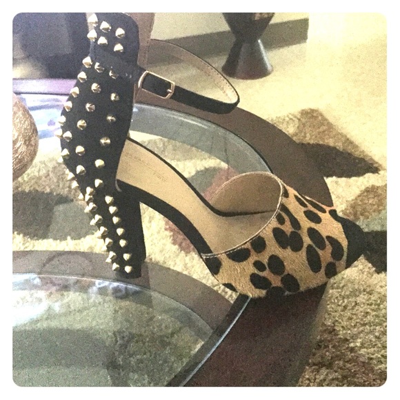 Zara open toe pumps