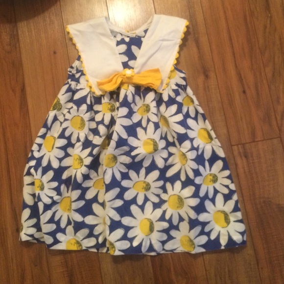 Girls sunflower dress