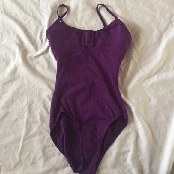 Purple leotard