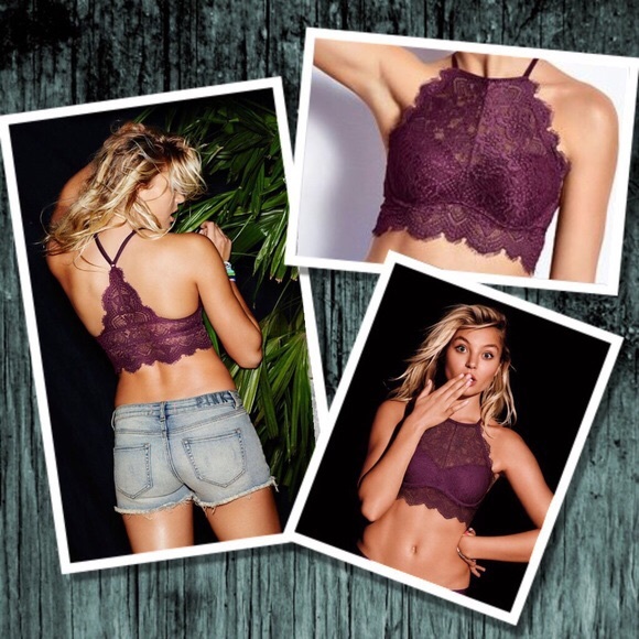 PINK Victoria's Secret Eyelash Lace Bralette