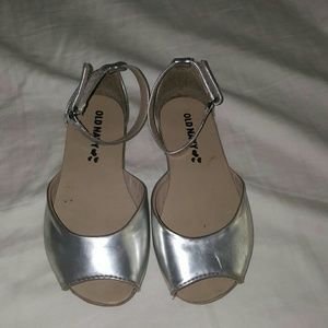 Little Girl Silver Sandals