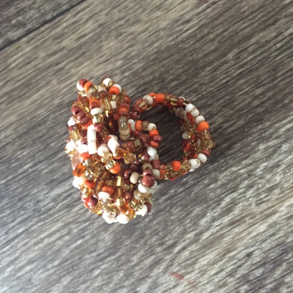 Handmade beaded ring! - Picture 2 of 3