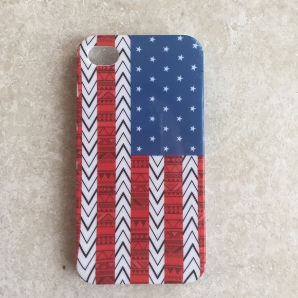 Tribal American Flag iPhone 4 case