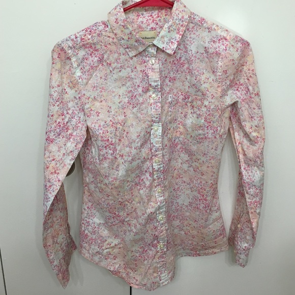 G.H. Bass Floral Business Casual blouse - Picture 1 of 4