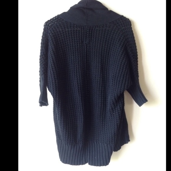 Guess black thick knit cardigan - Picture 3 of 4