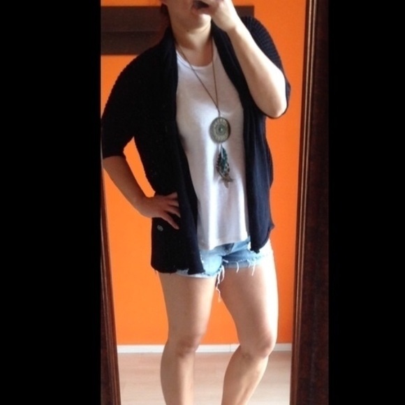 Guess black thick knit cardigan - Picture 4 of 4