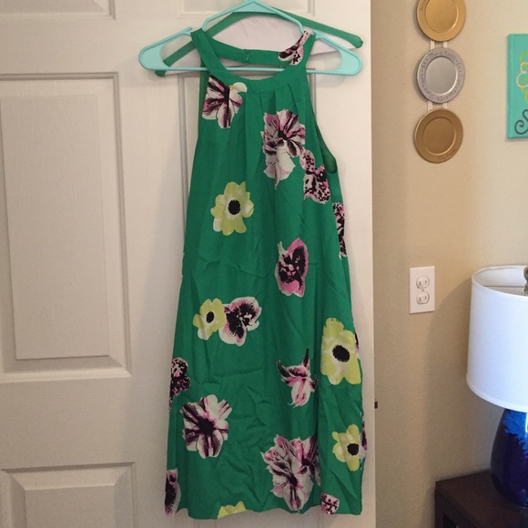 Green Floral Dress